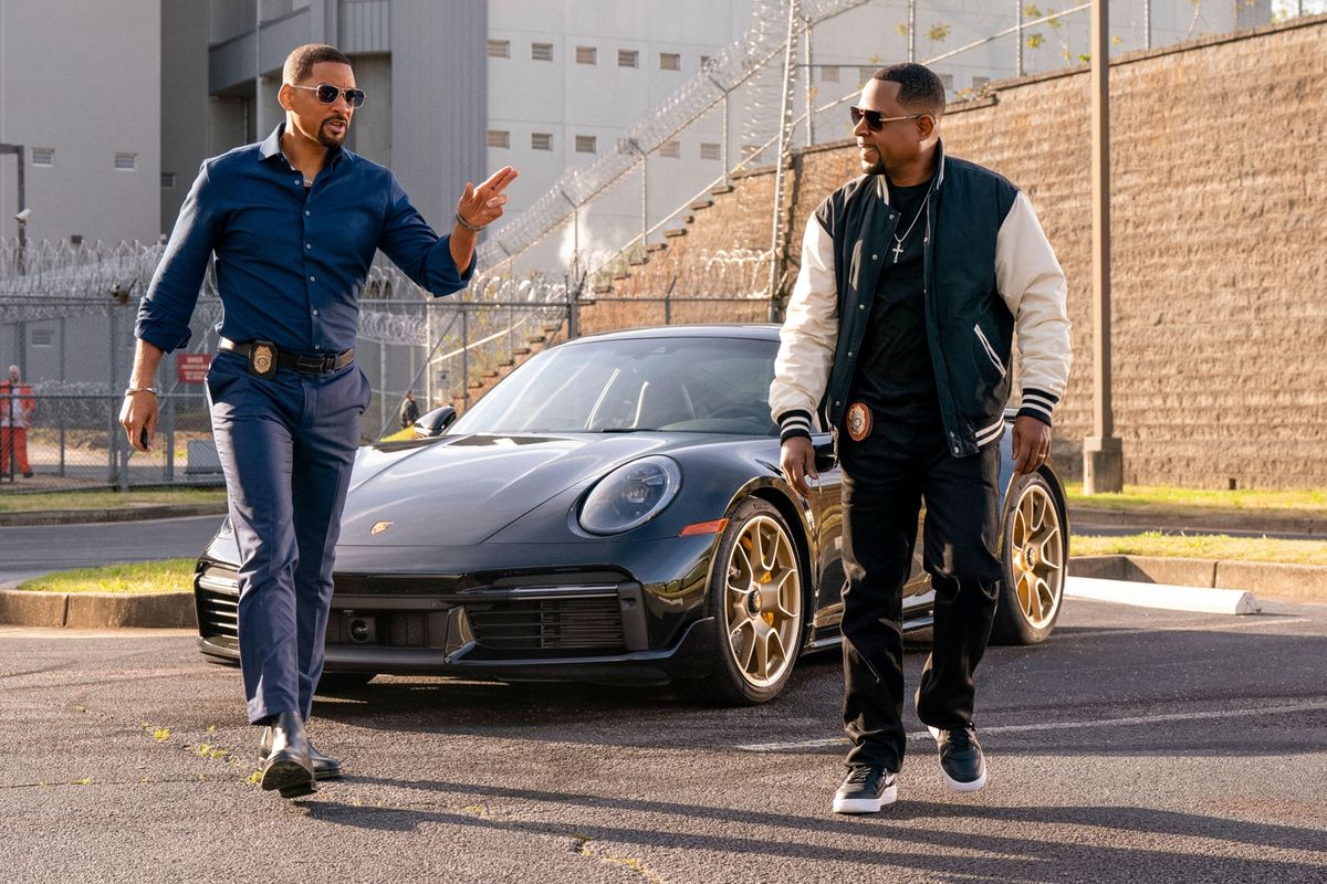 Detectives Mike Lowrey (Will Smith) and Marcus Burnett (Martin Lawrence) in Bad Boys: Ride or Die
