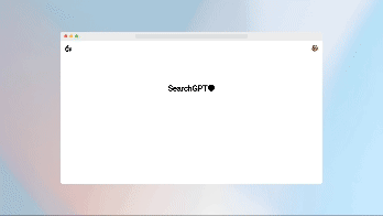 GIF של SearchGPT בפעולה מחפש סניפים עירומים