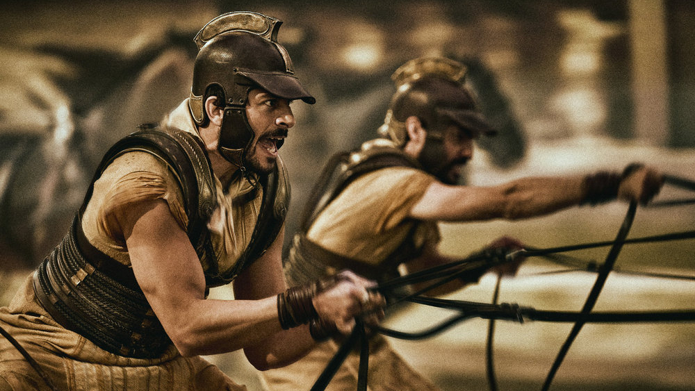 מרכבות סקורפוס (דימיטרי ליאונידס) ואנדריה (אנקו סגרדוי) באמצע המירוץ 