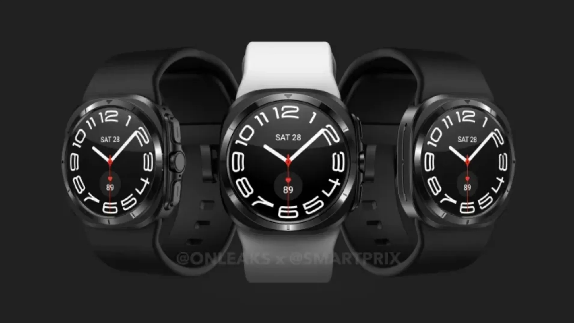 Samsung Galaxy Watch 7 Ultra ממספר זוויות.