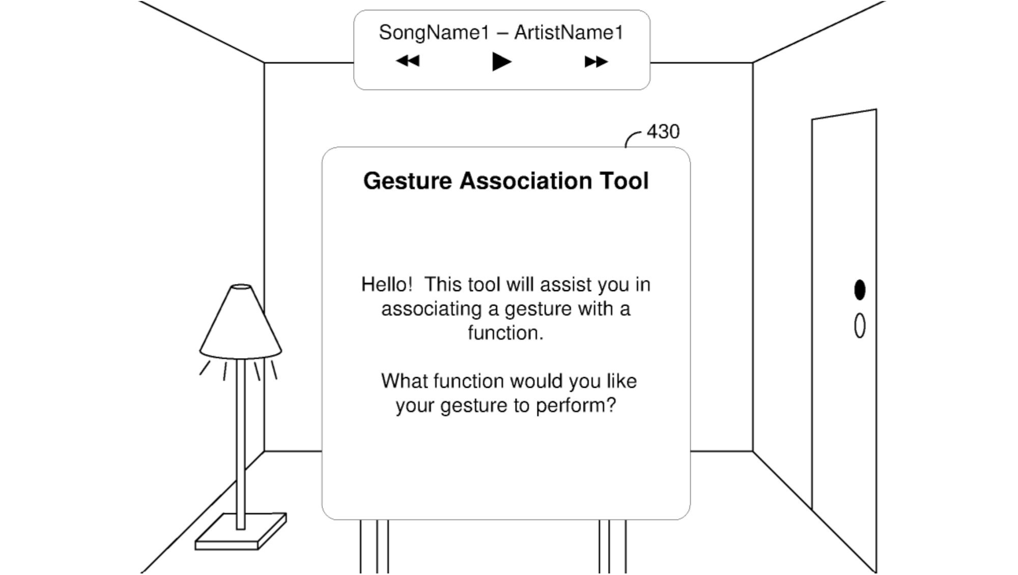 פטנט מחוות Apple Vision Pro