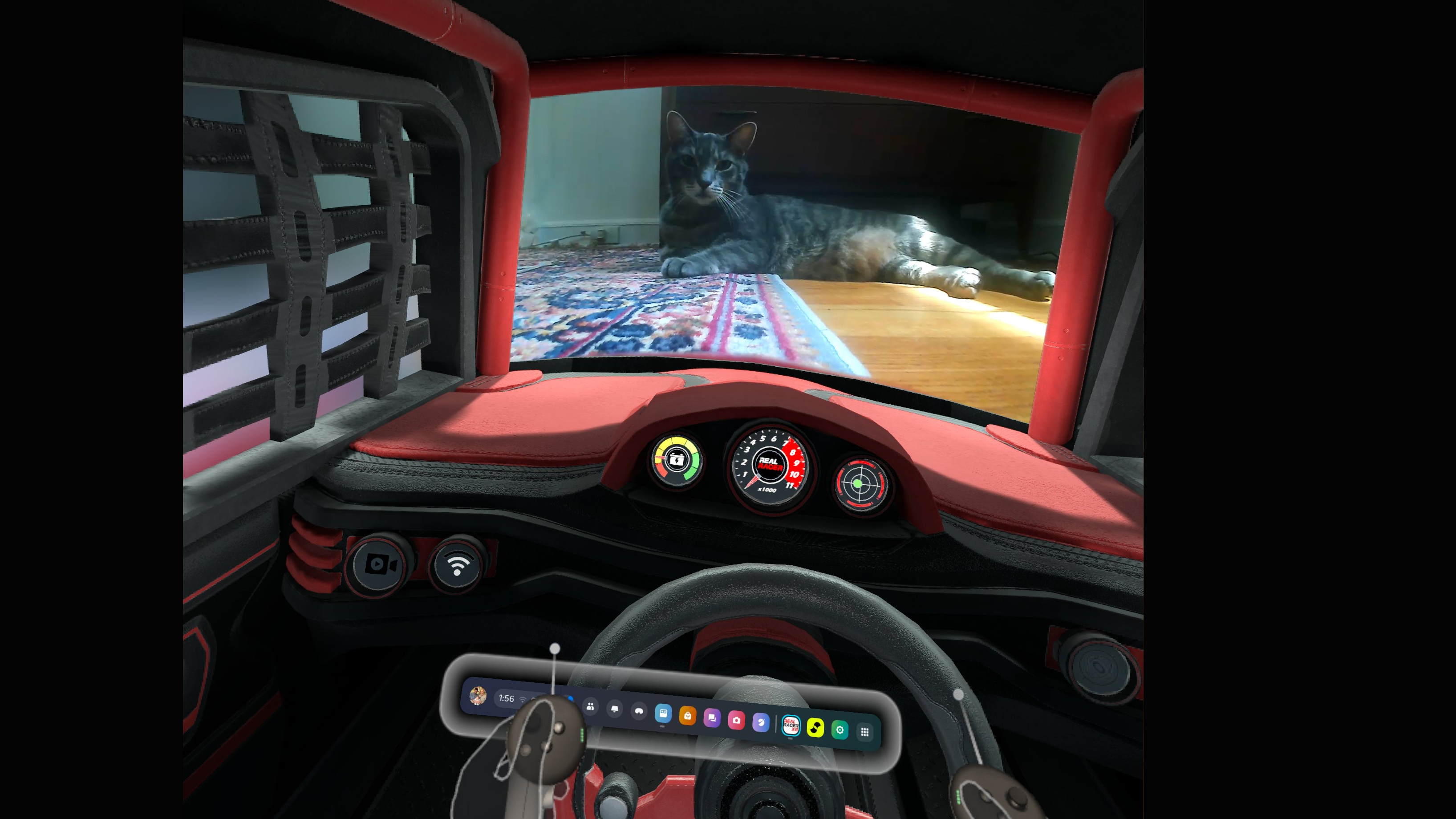 מבט רייסר אמיתי מהמצלמה