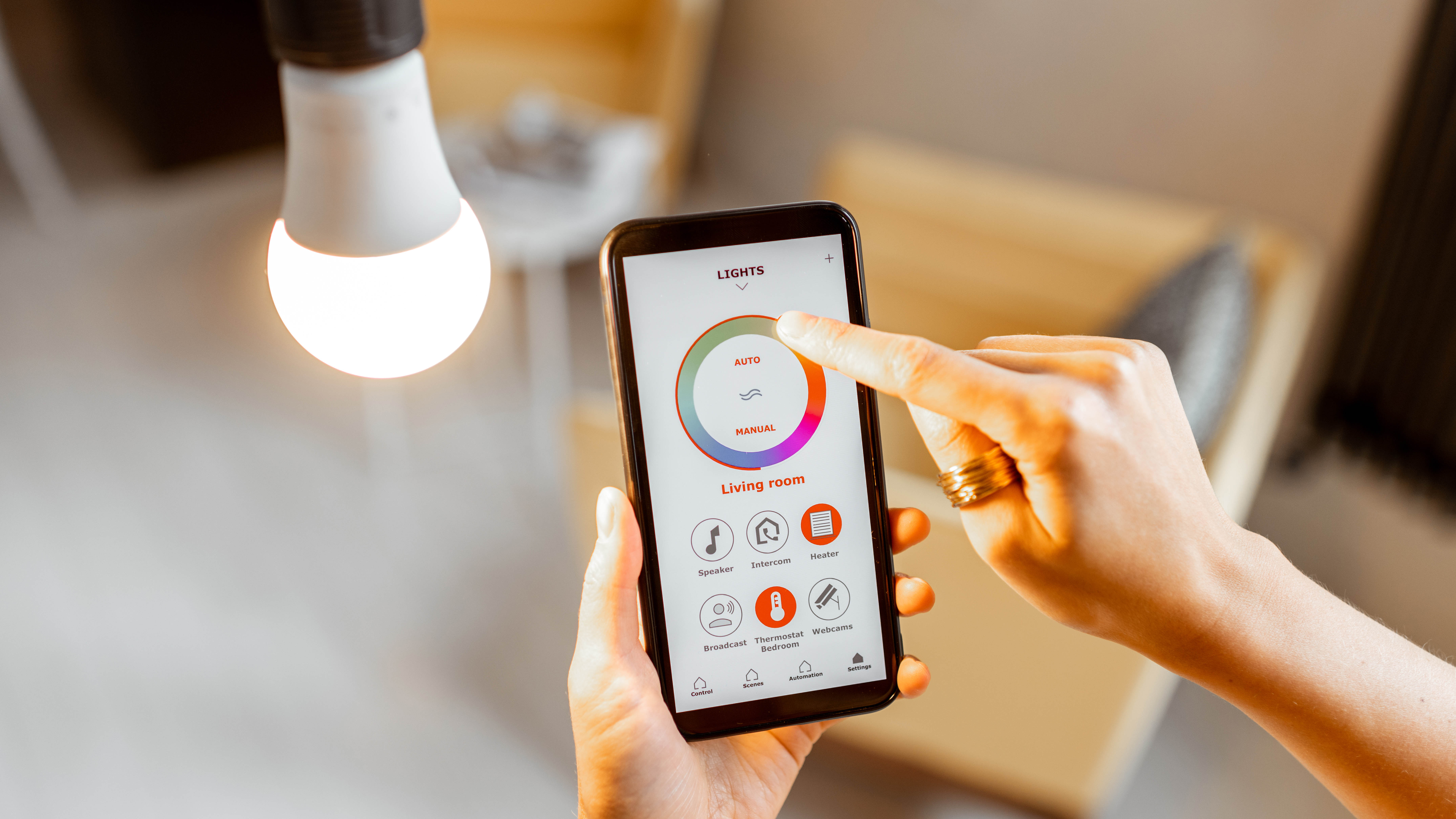 אפליקציית נורה חכמה