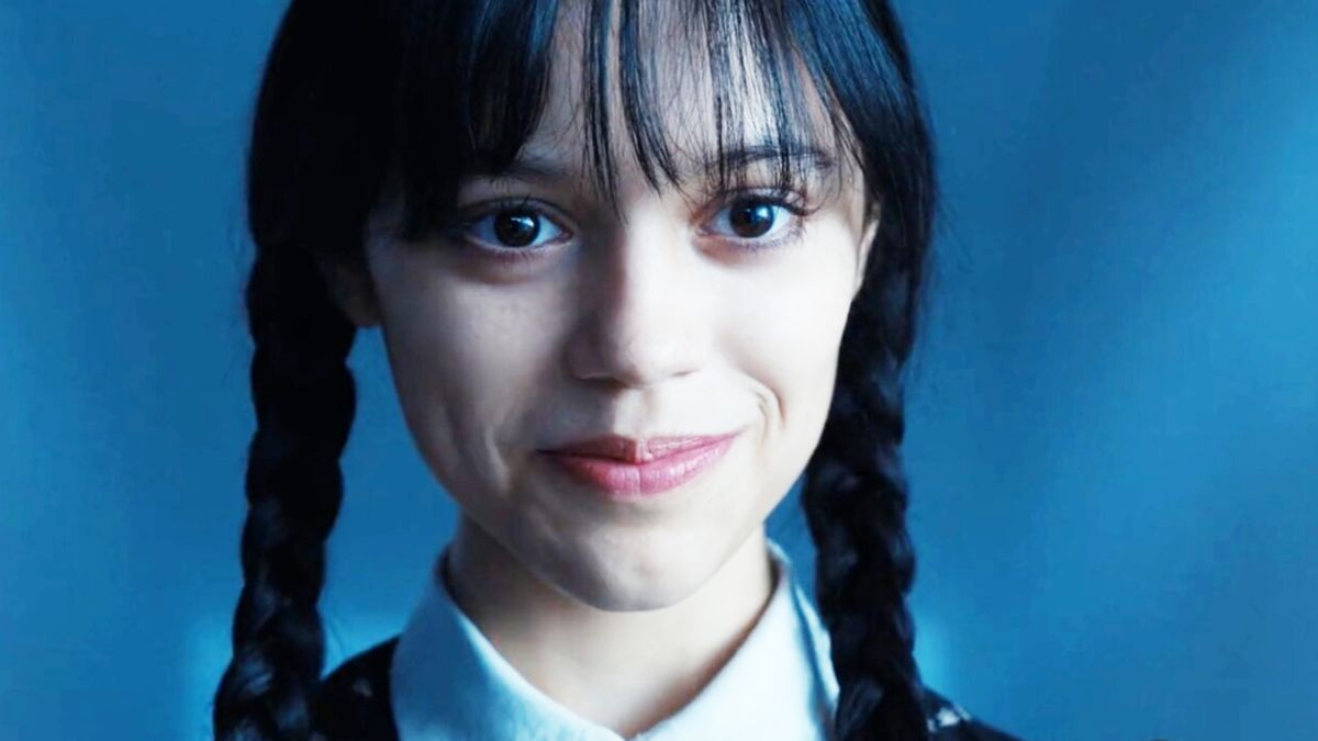 Jenna Ortega as Wednesday Addams in Wednesday TV show on Netflix