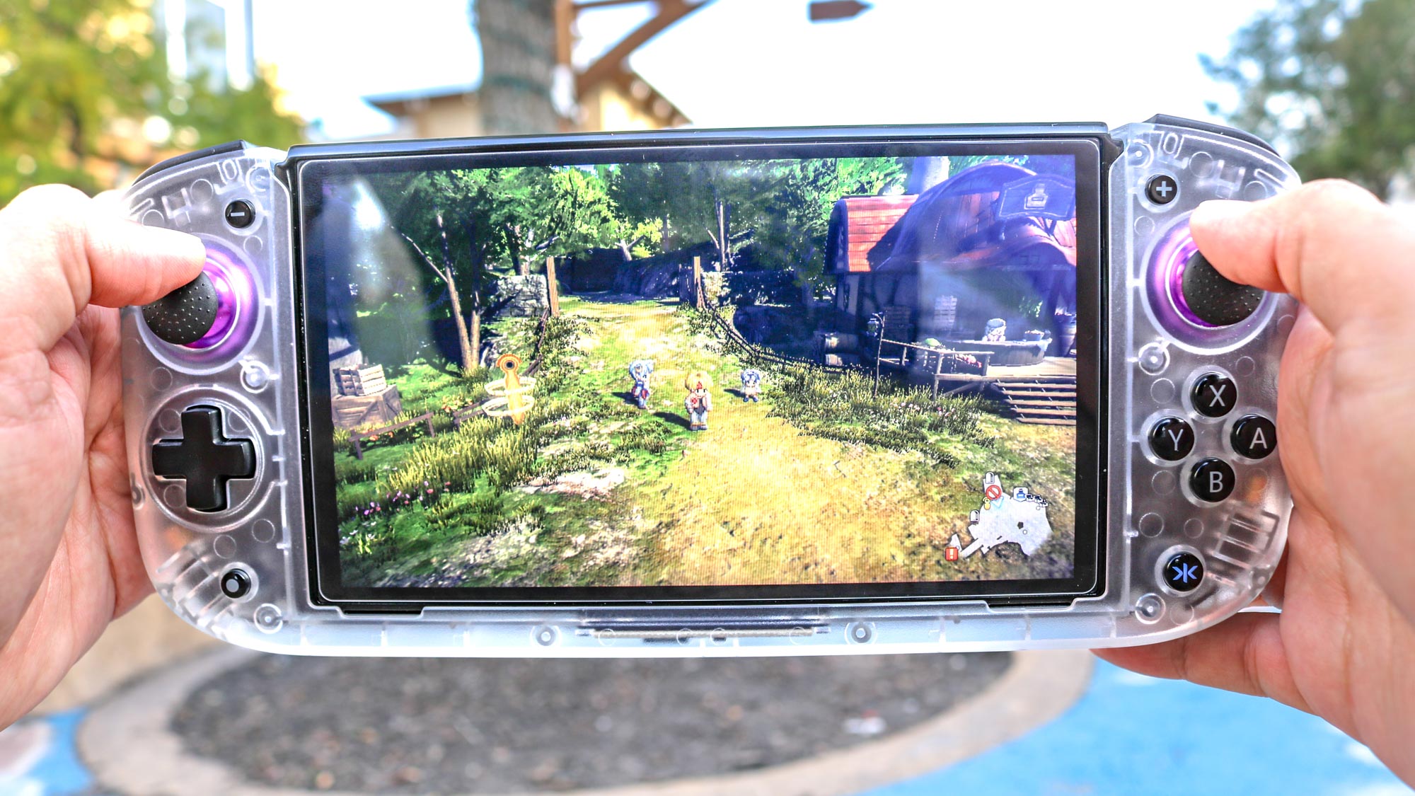 משחק Star Ocean 2 על הבורר עם בקר CRKD Nitro Deck+