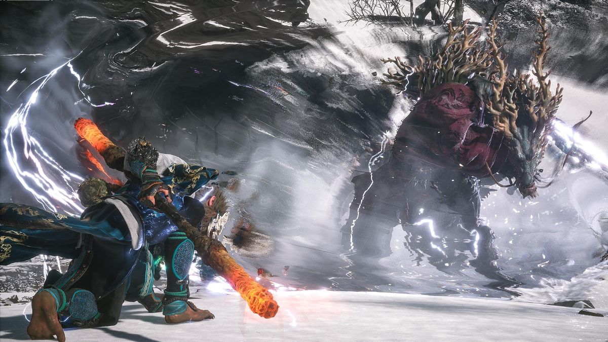 המיתוס השחור Wukong נראה מדהים אבל מלך הקופים הזה לא יכול לעמוד בקרייטוס מאת טוני פולנקו פורסם ב-20 באוגוסט 24 מיתוס שחור: Wukong כולל גרפיקה מדהימה, מכניקה מרתקת ותפאורה מלאת דמיון. עם זאת, זה נתקע בבחירות עיצוב ברמה מוזרות וכמה שיהוקים טכניים.