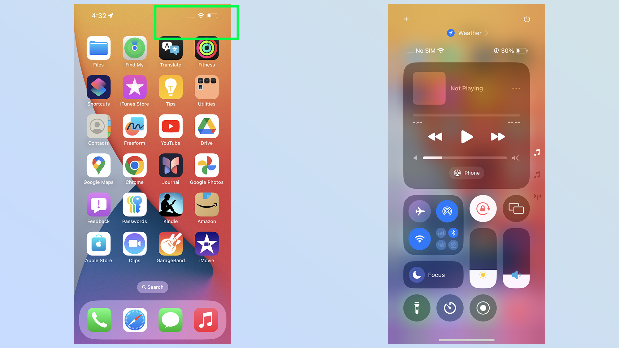 כיצד לשנות גודל של ווידג'טים במרכז הבקרה של iOS 18