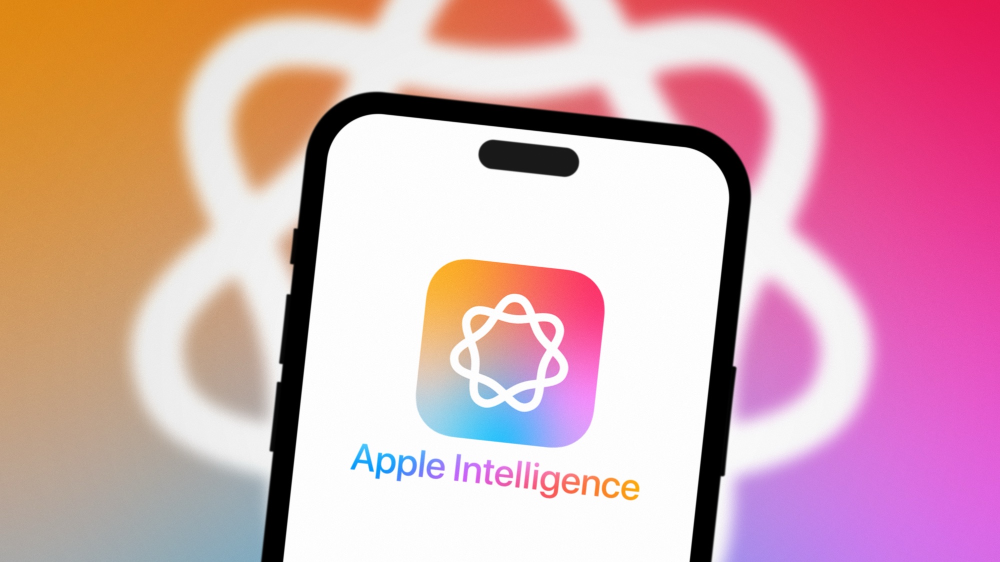 הלוגו של Apple Intelligence באייפון