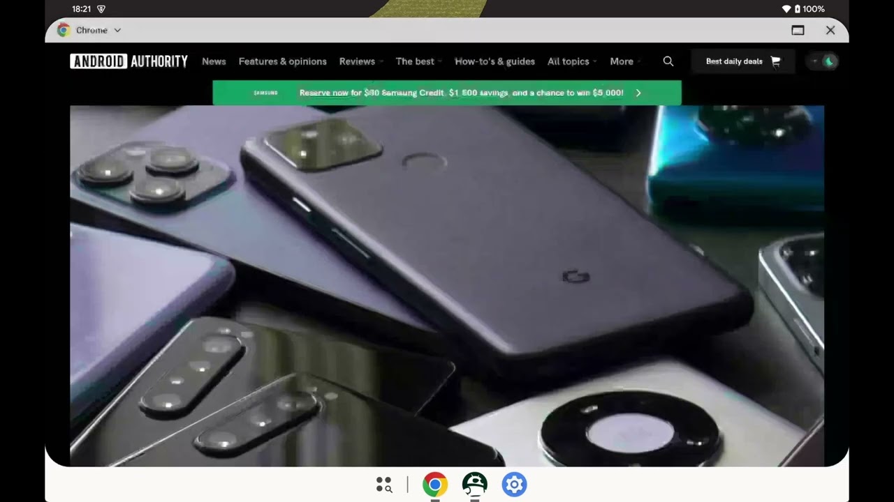 מצב שולחן עבודה אנדרואיד 15 בטאבלט - YouTube