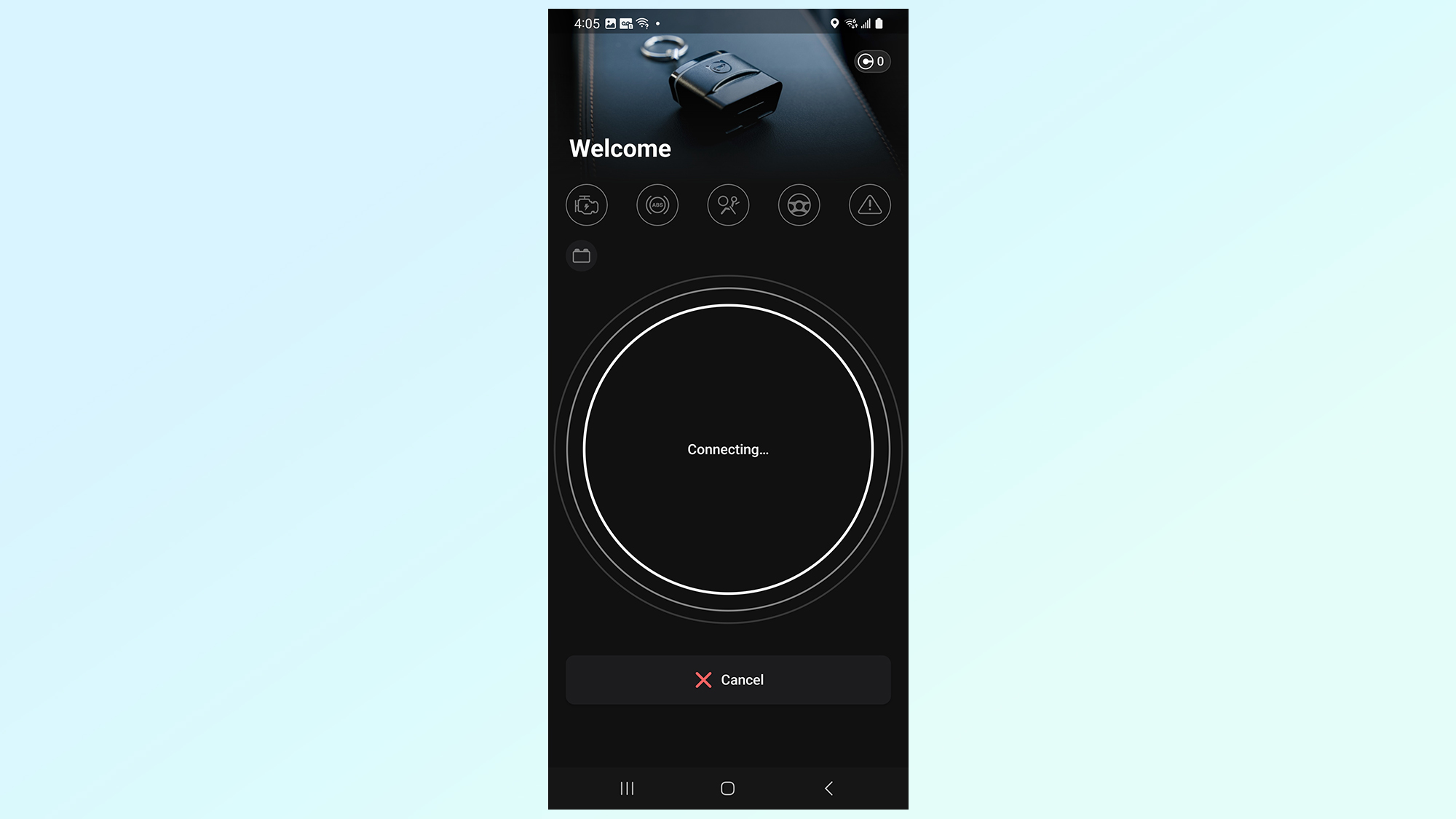 צילומי מסך של אפליקציית obdeleven