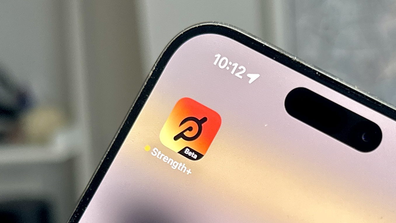 סמל אפליקציית Peloton Strength+ באייפון