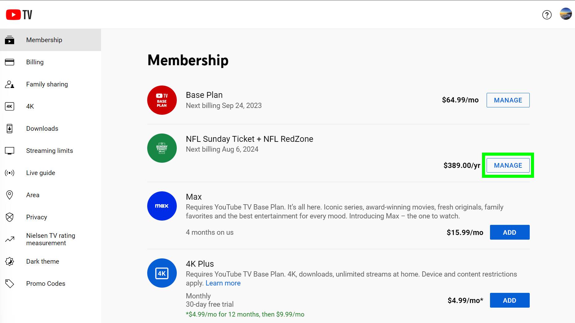 כיצד לבטל את החידוש האוטומטי של כרטיס ראשון ב-NFL