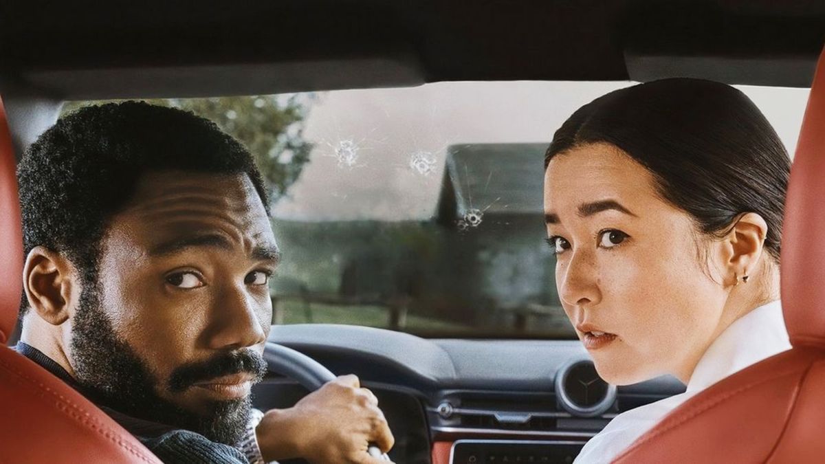Donald Glover and Maya Erskine in "Mr. &amp; Mrs Smith"