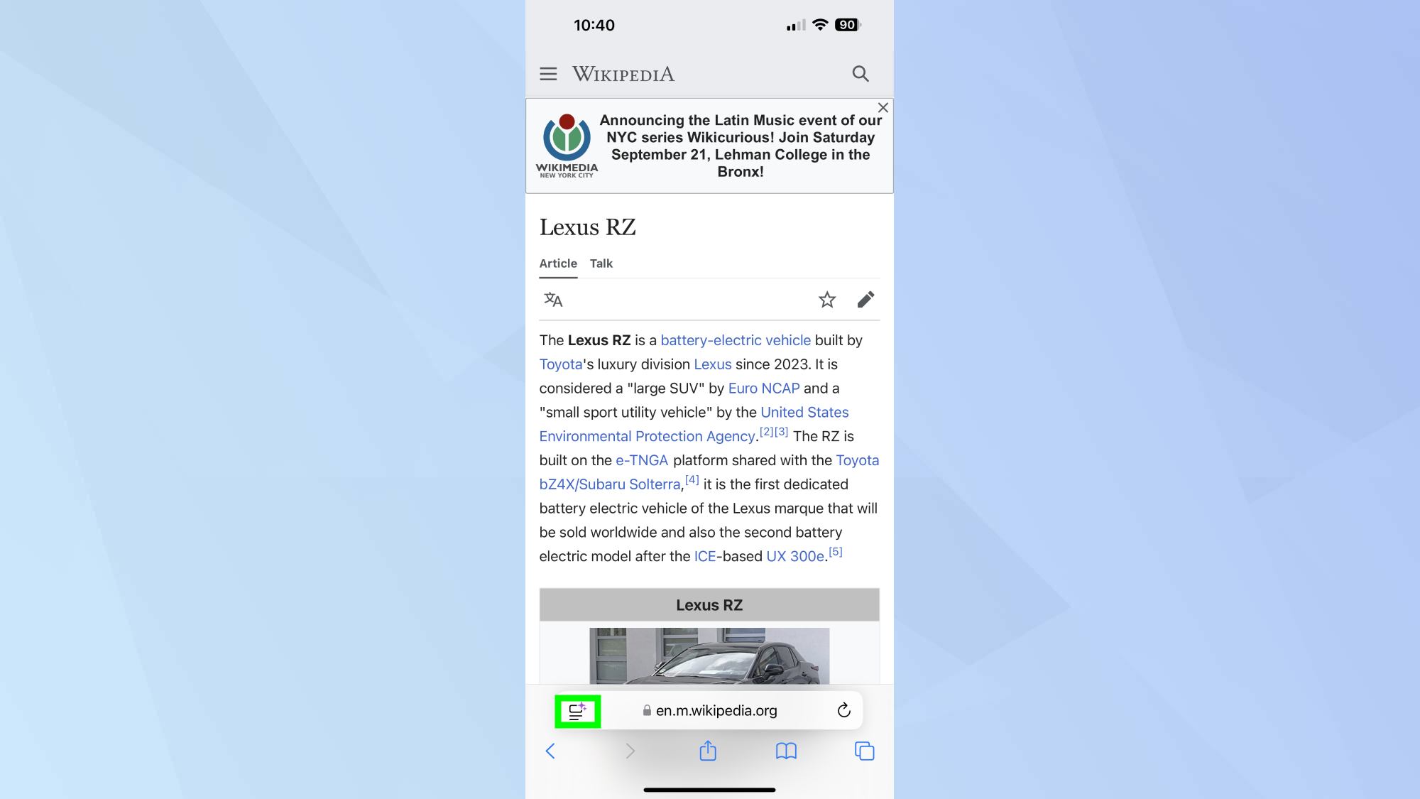 הבהרה בספארי נוצץ מודגש 