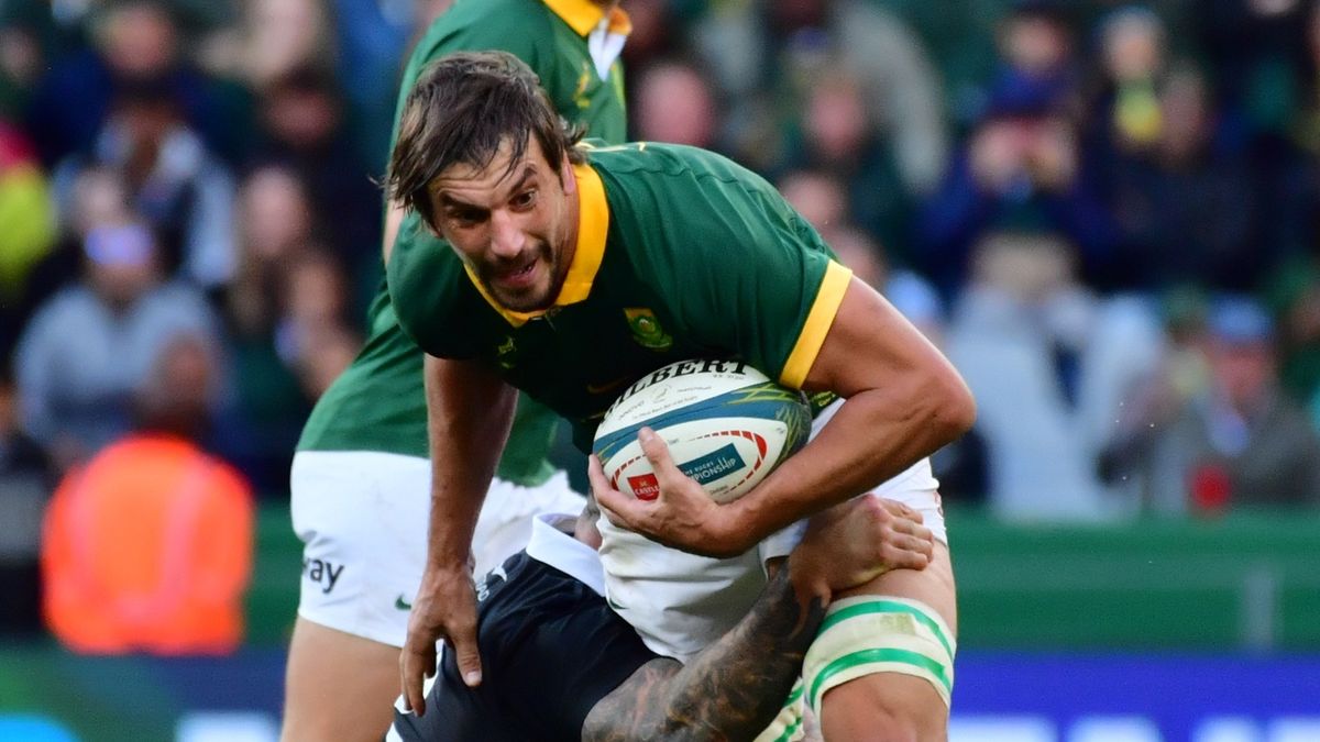 Eben Etzebeth of South Africa during a Castle Lager Rugby Championship match ahead of the South Africa vs Argentina live streams