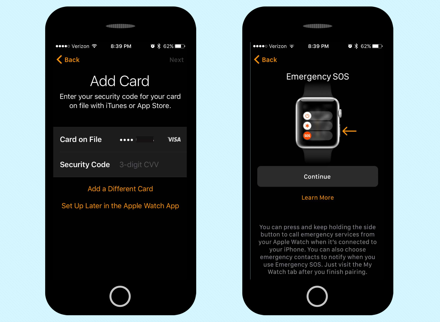 כיצד להגדיר את Apple Watch