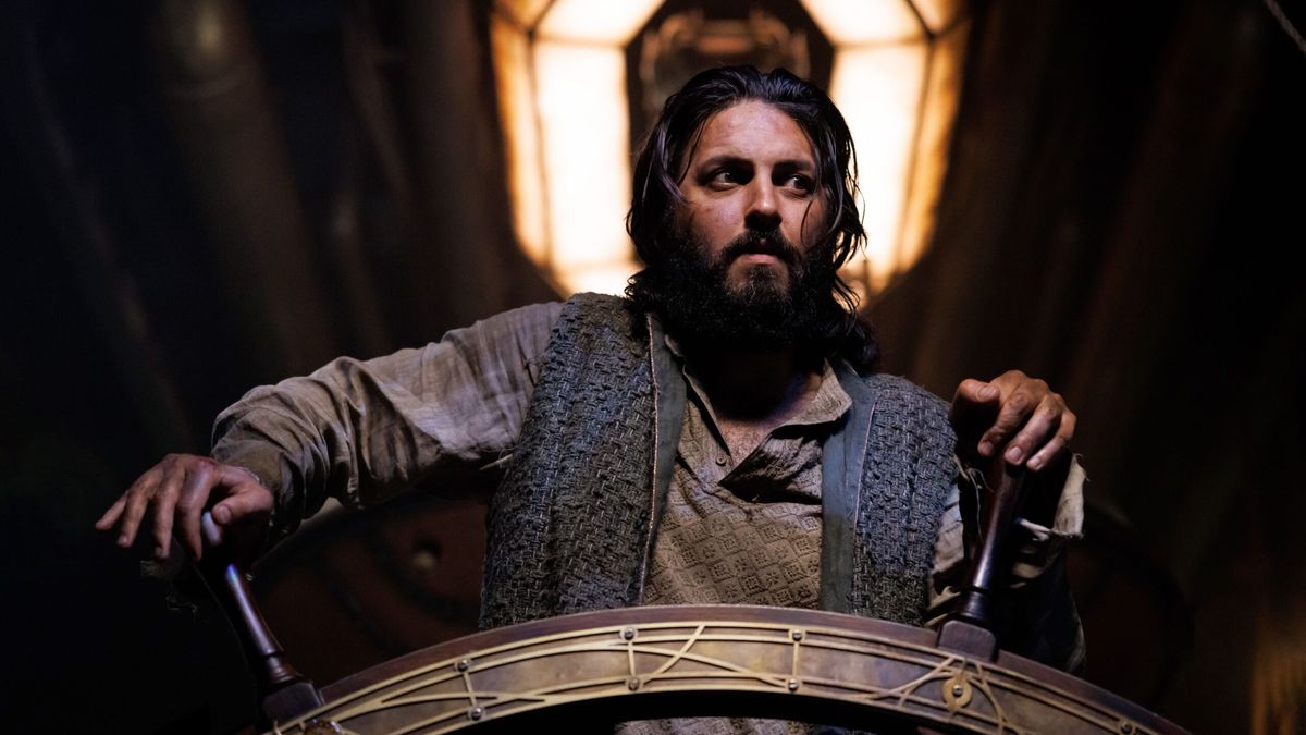 Captain Nemo (Shaza Latif) at the helm in Prime Video's Jules Verne drama, "Nautilus"
