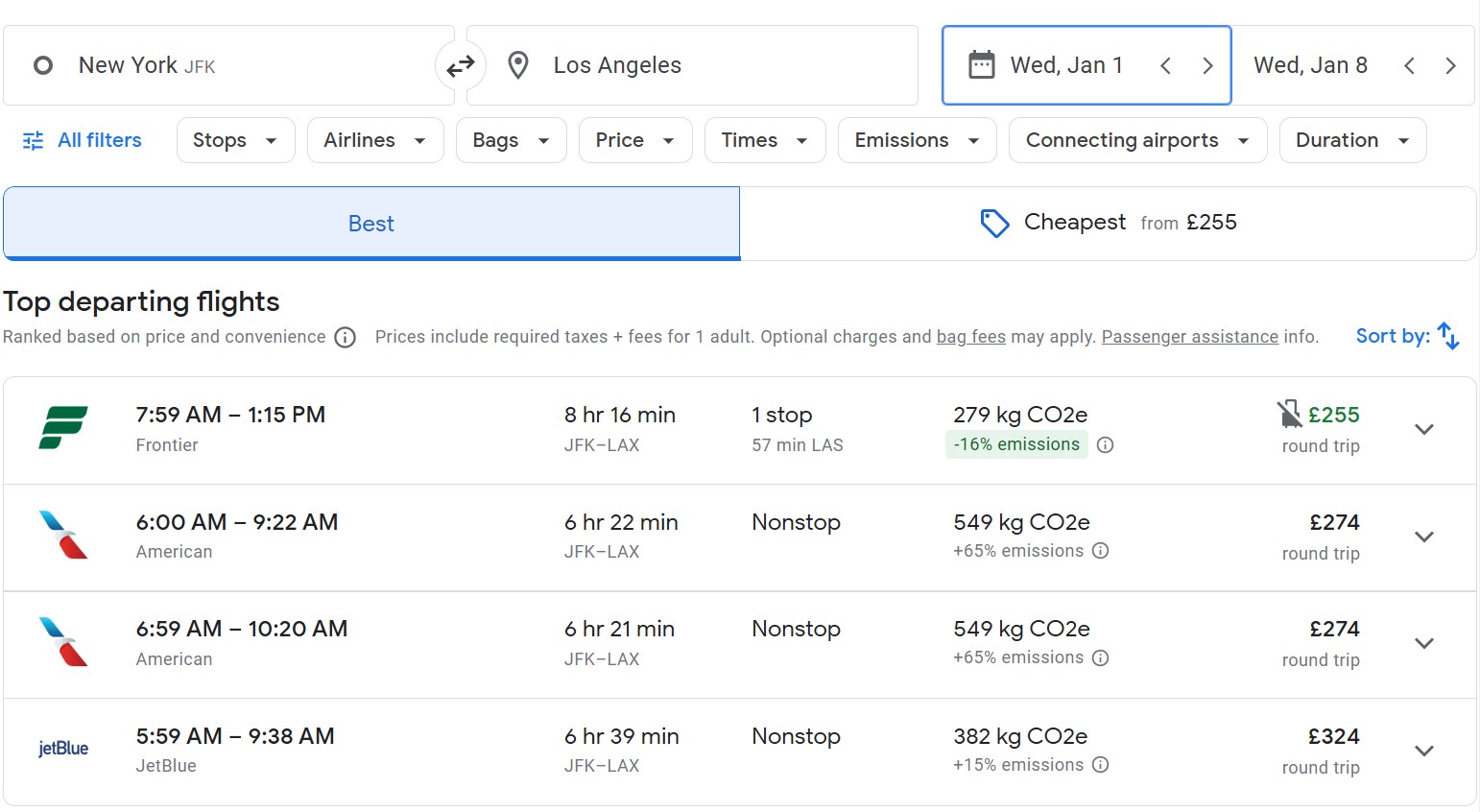 google flights משווה בין כרטיסיות הכרטיסים הטובות והזולות ביותר