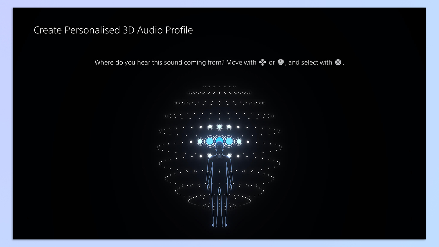 צילום מסך של הגדרות אוזניות ה-PlayStation Pulse Elite ב-PS5