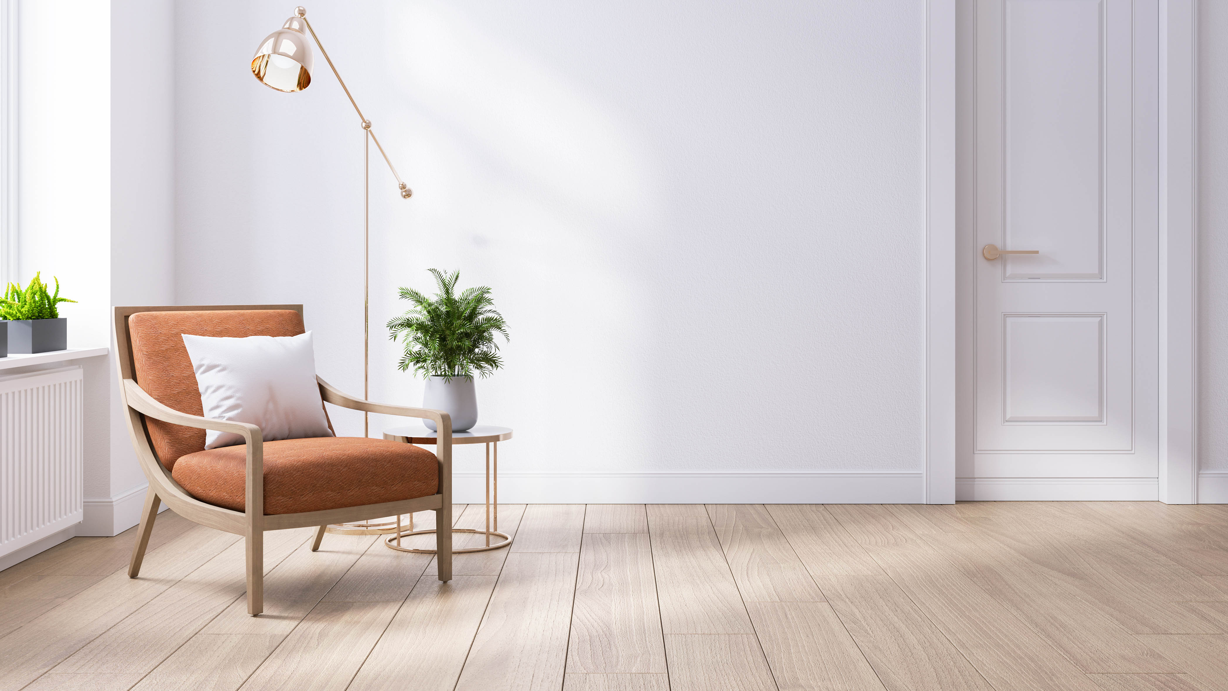 ריצוף עץ בהיר