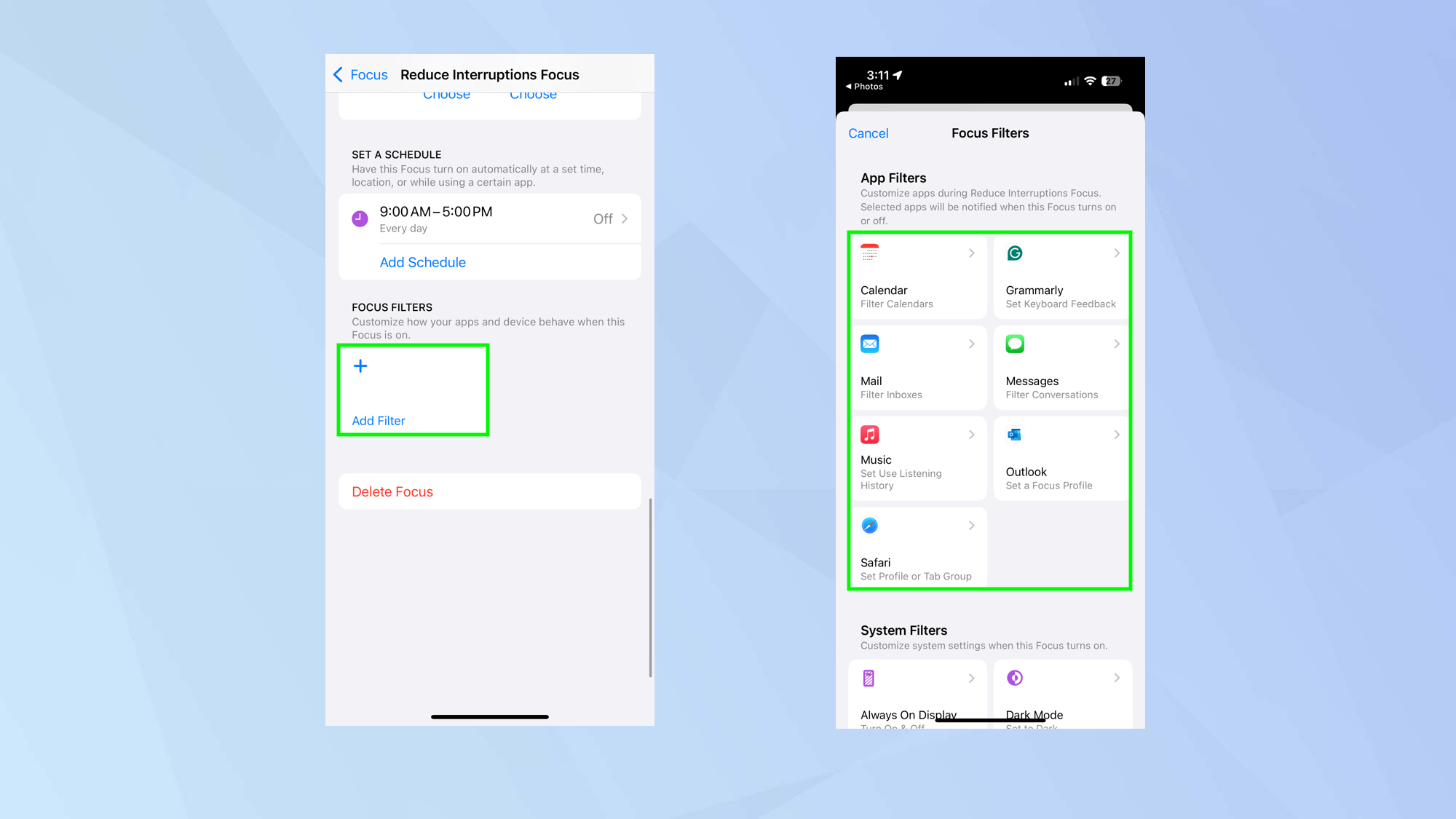 כיצד להפחית הפרעות באמצעות Apple Intelligence באייפון שלך