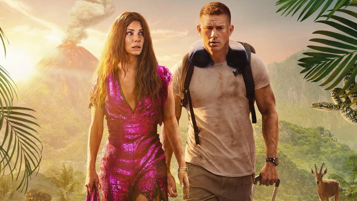 Sandra Bullock and Channing Tatum in "The Lost City" movie poster (2022)