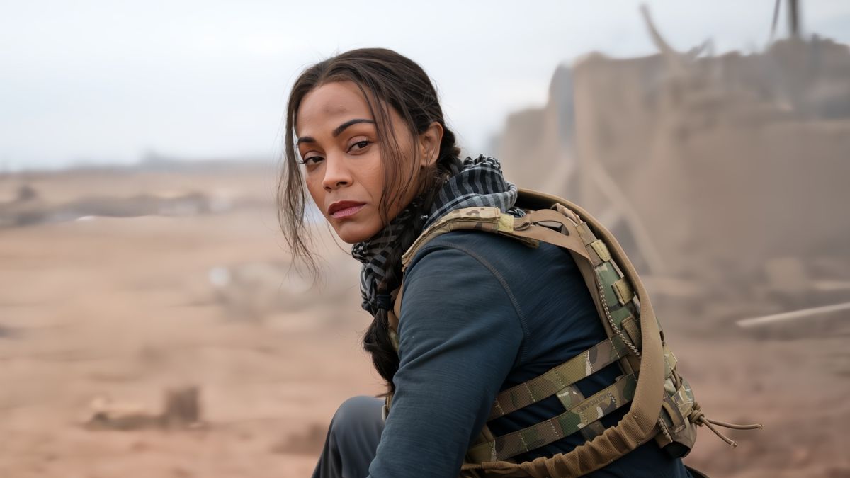 Zoe Saldaña stars as Joe in "Lioness"