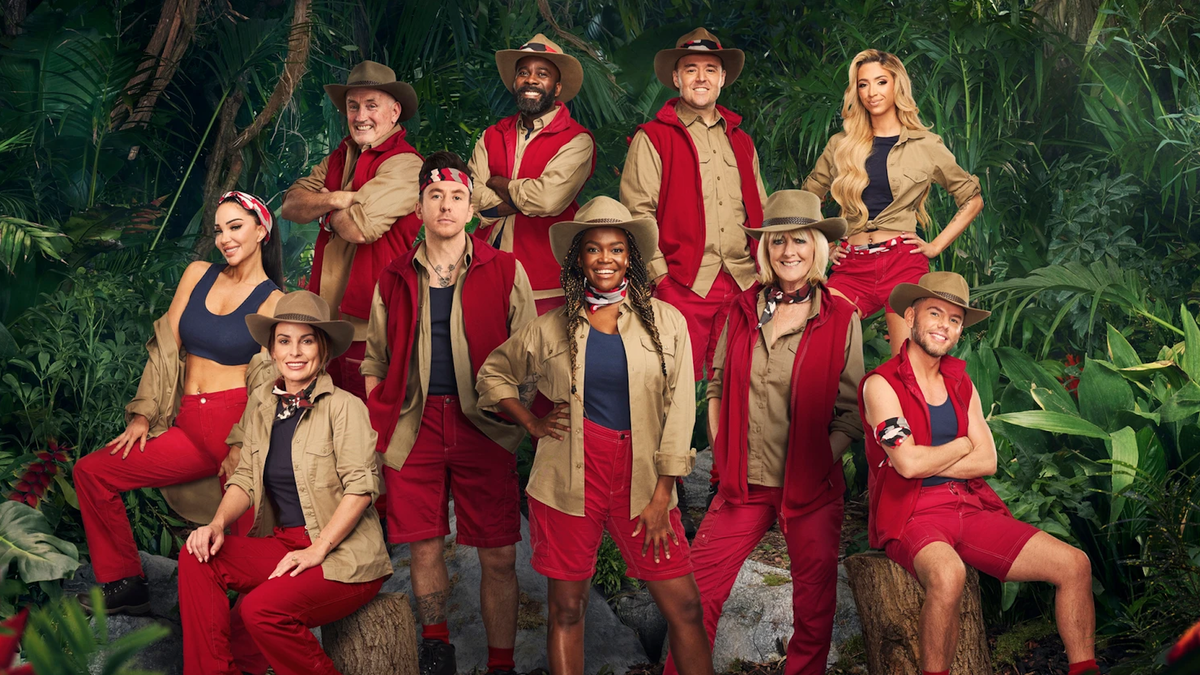"I'm A Celeb" 2024: (Top row, from left) Barry McGuigan; Melvin Odoom; Alan Halsall; GK Barry. (Bottom row, from left) Tulisa Contostavlos; Colleen Rooney; Danny Jones; Oti Mabuse; Jane Moore; Dean McCullough