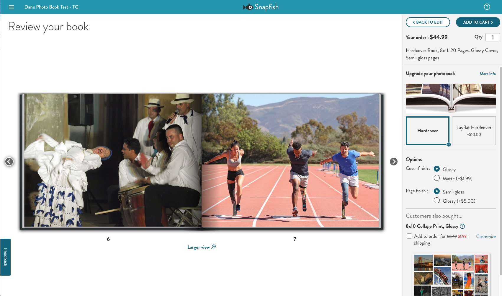 תוכנת ספרי תמונות Snapfish