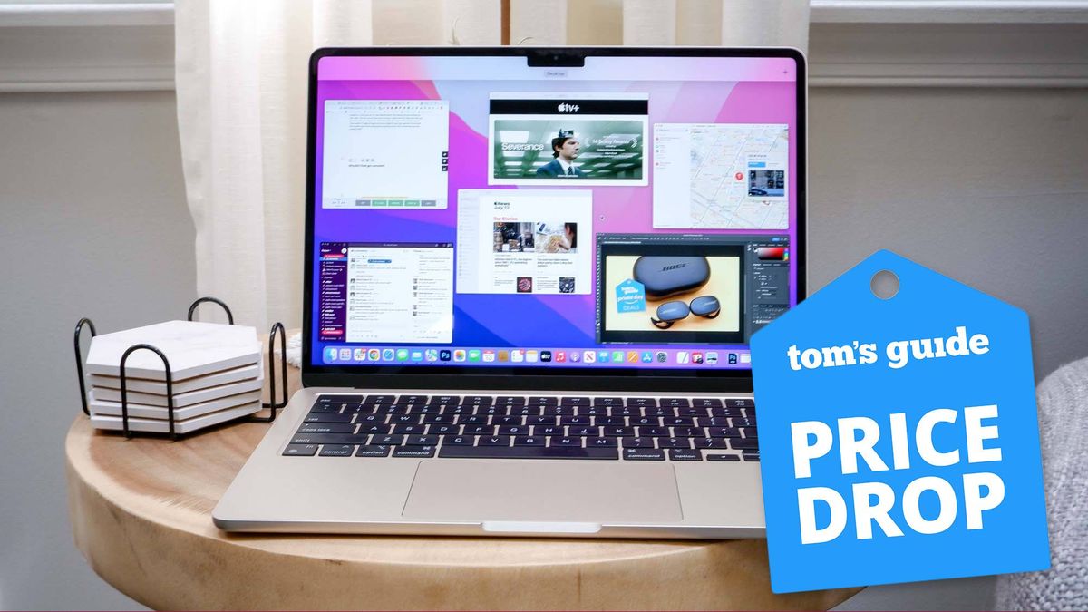 MacBook Air M2 with a Tom's Guide deal tag