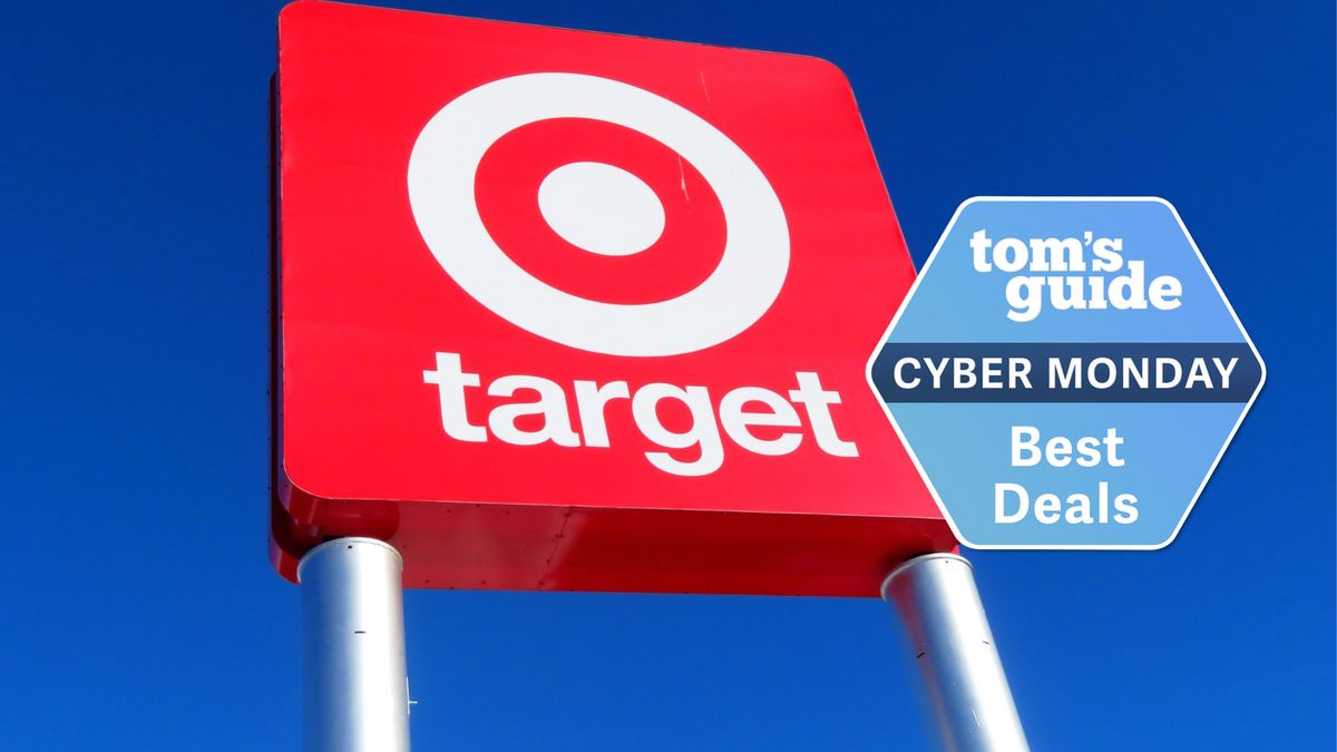 red target sign with a tom