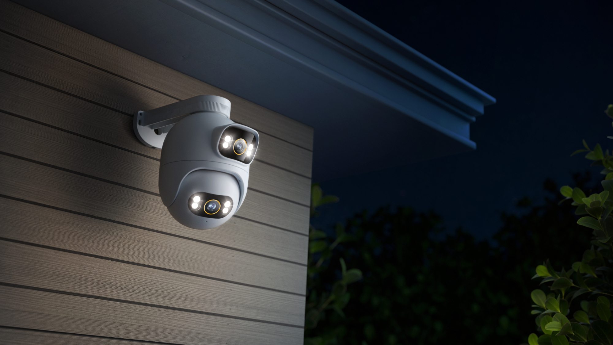 מצלמת IMILAB EC6 Dual Pro בחושך