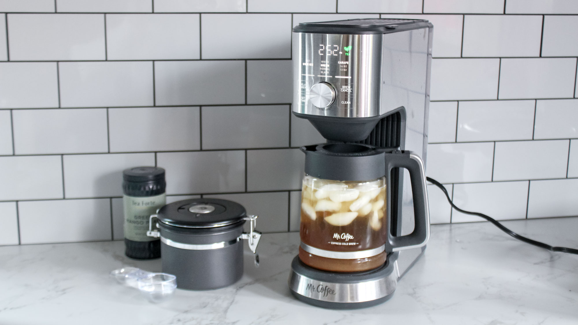 Mr. Coffee Perfect Brew מכונת קפה עם סלסלת קפה קר