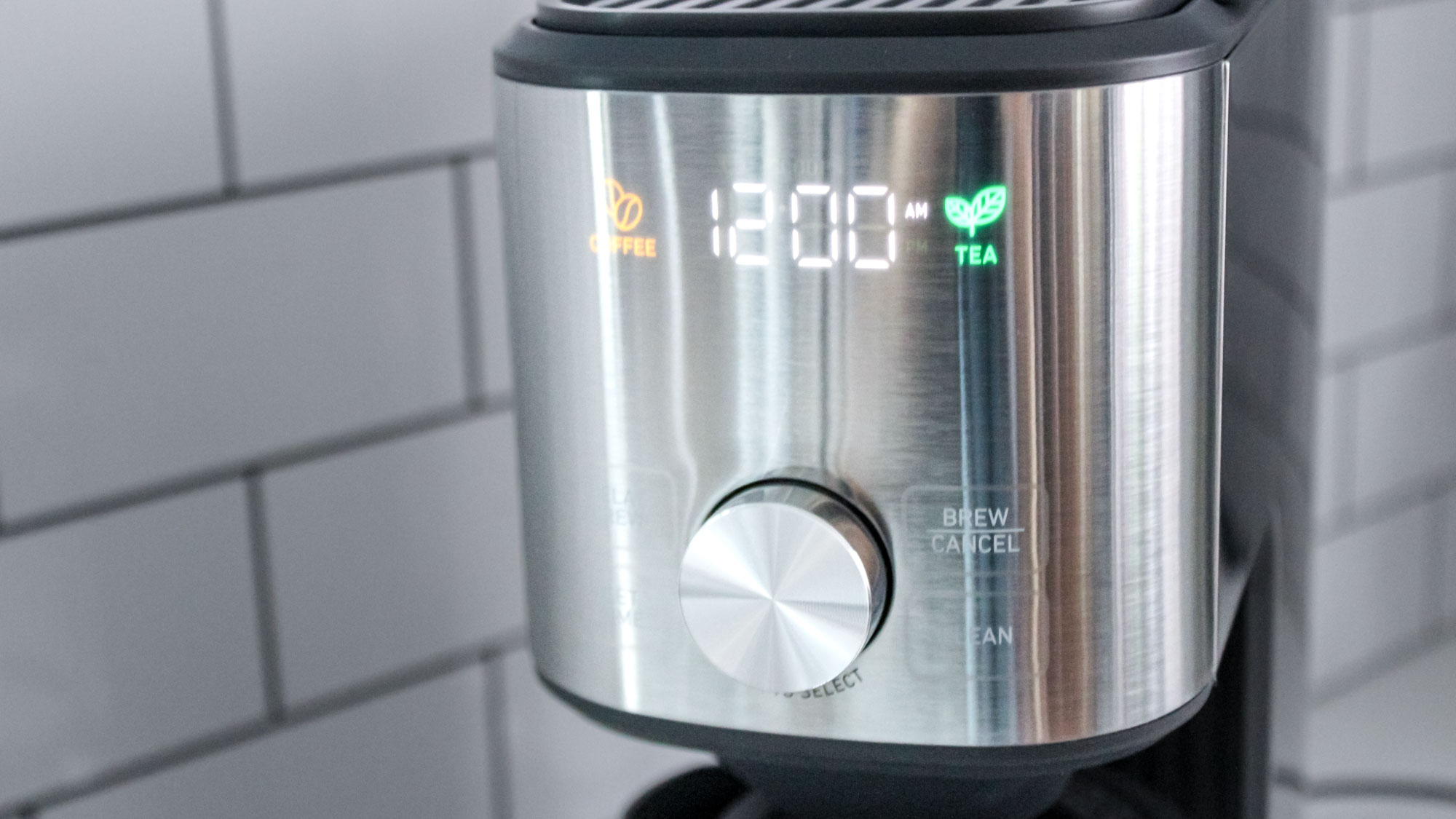 לוח הבקרה של Mr. Coffee Perfect Brew Coffee Maker