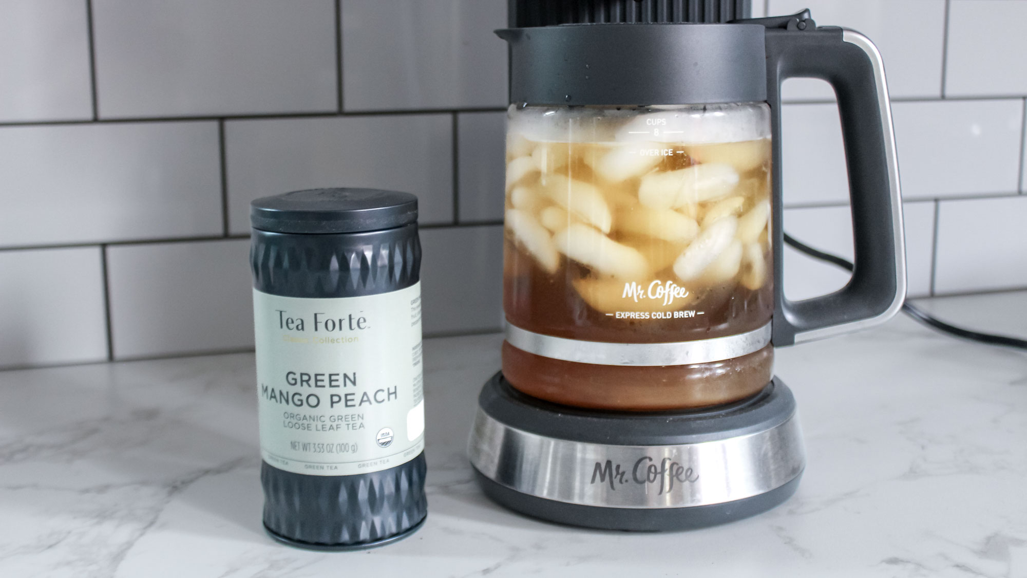 Mr. Coffee Perfect Brew מכונת קפה עם קנקן תה קר 