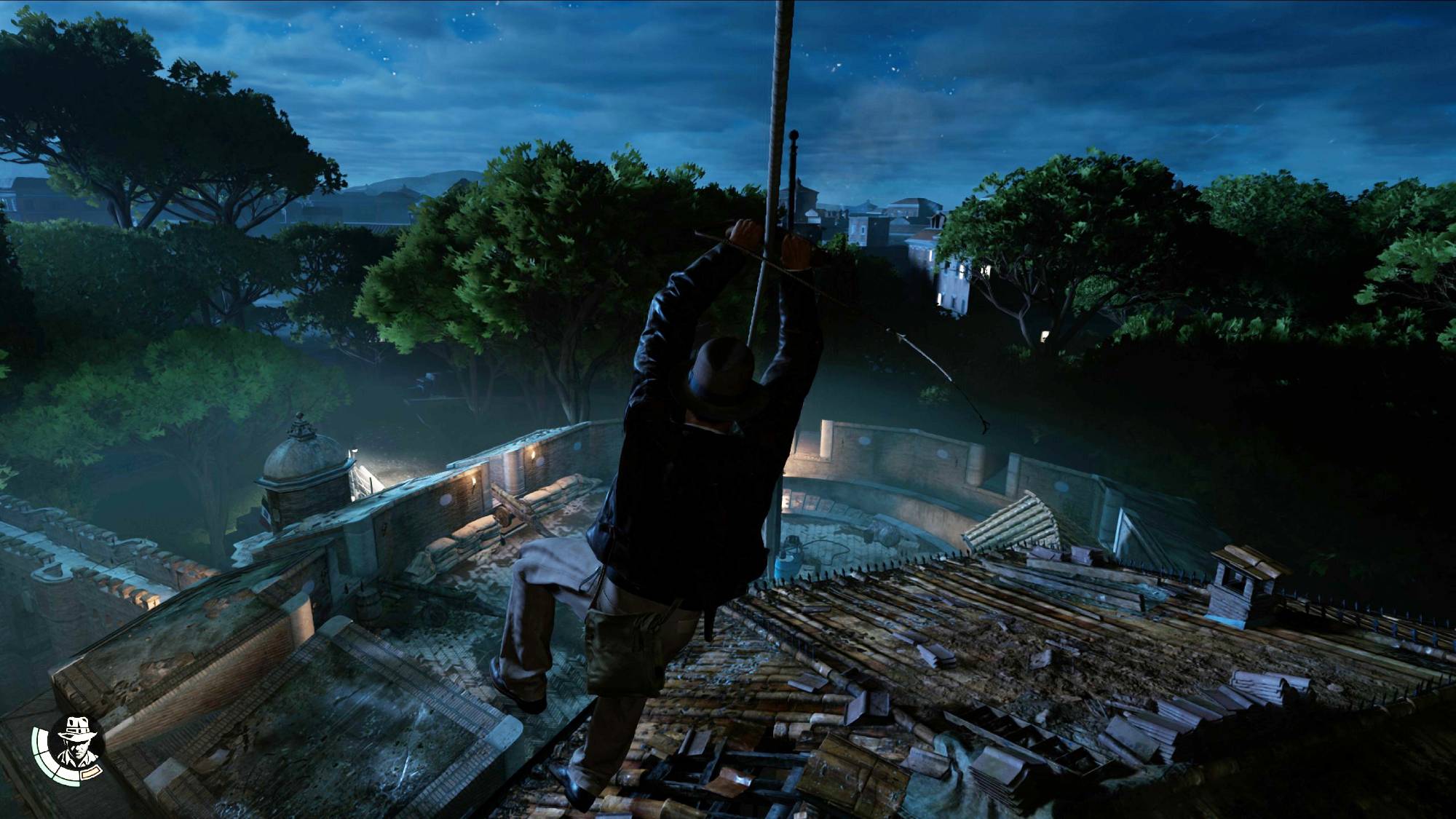 צילום מסך של אינדיאנה ג'ונס והמעגל הגדול