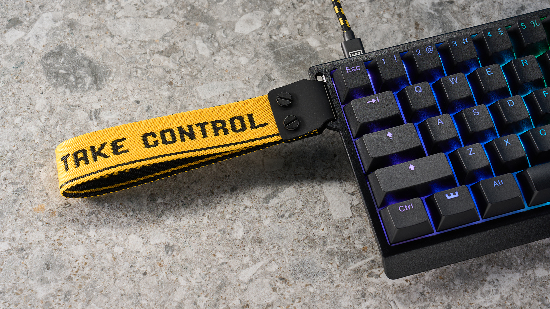 צילום של מקלדת המשחקים Wooting 60HE+