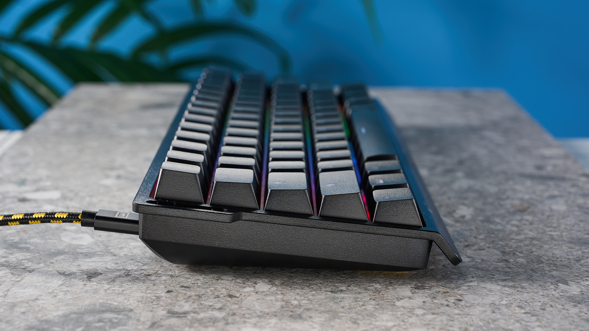 צילום של מקלדת המשחקים Wooting 60HE+