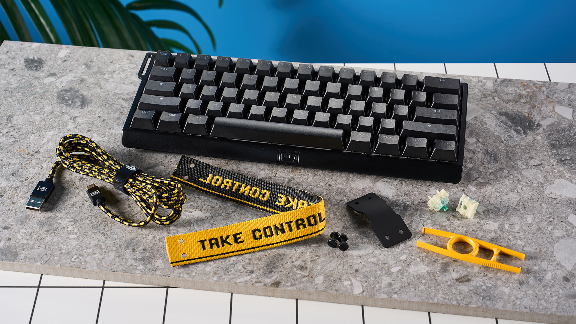 צילום של מקלדת המשחקים Wooting 60HE+