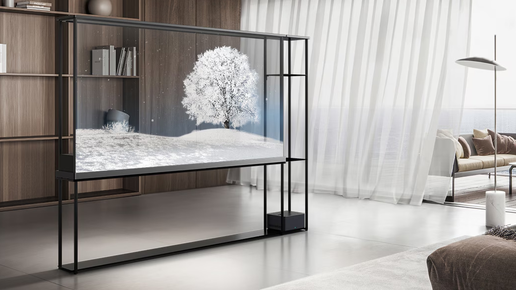 טלוויזיית ה-OLED השקופה המהממת של LG מוצעת כעת למכירה, והיא עולה רק 60,000 דולר