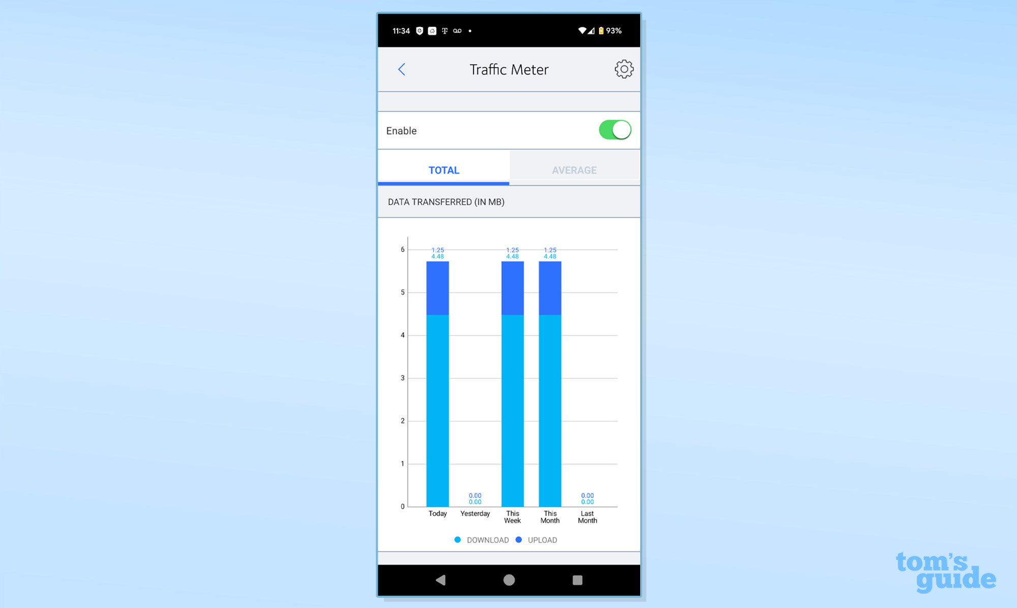 צילום מסך של אפליקציית Netgear Nighthawk RS600