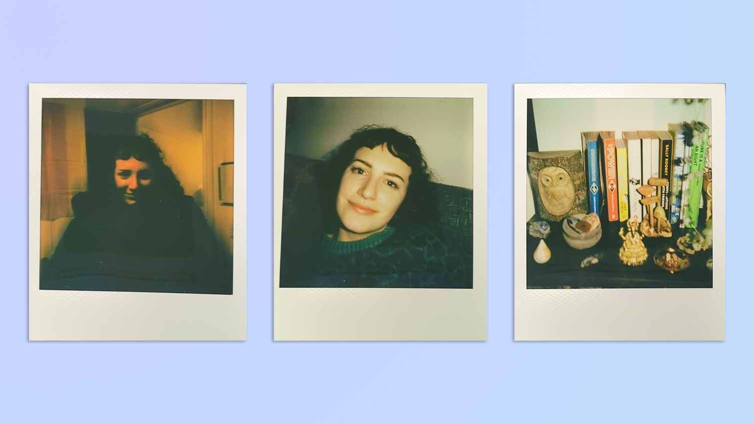 אוסף תמונות שצולמו במצלמת Polaroid Now+ Gen 2 מיידית