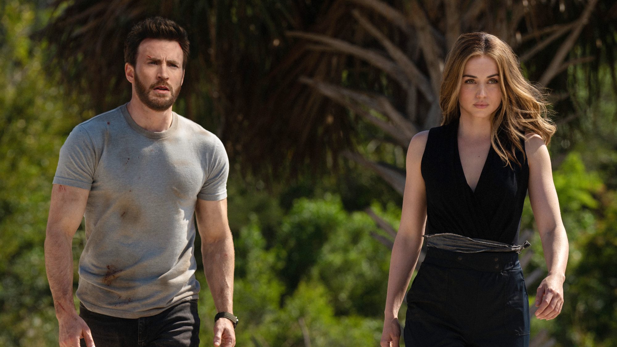 כריס אוונס ואנה דה ארמס ב-Ghosted