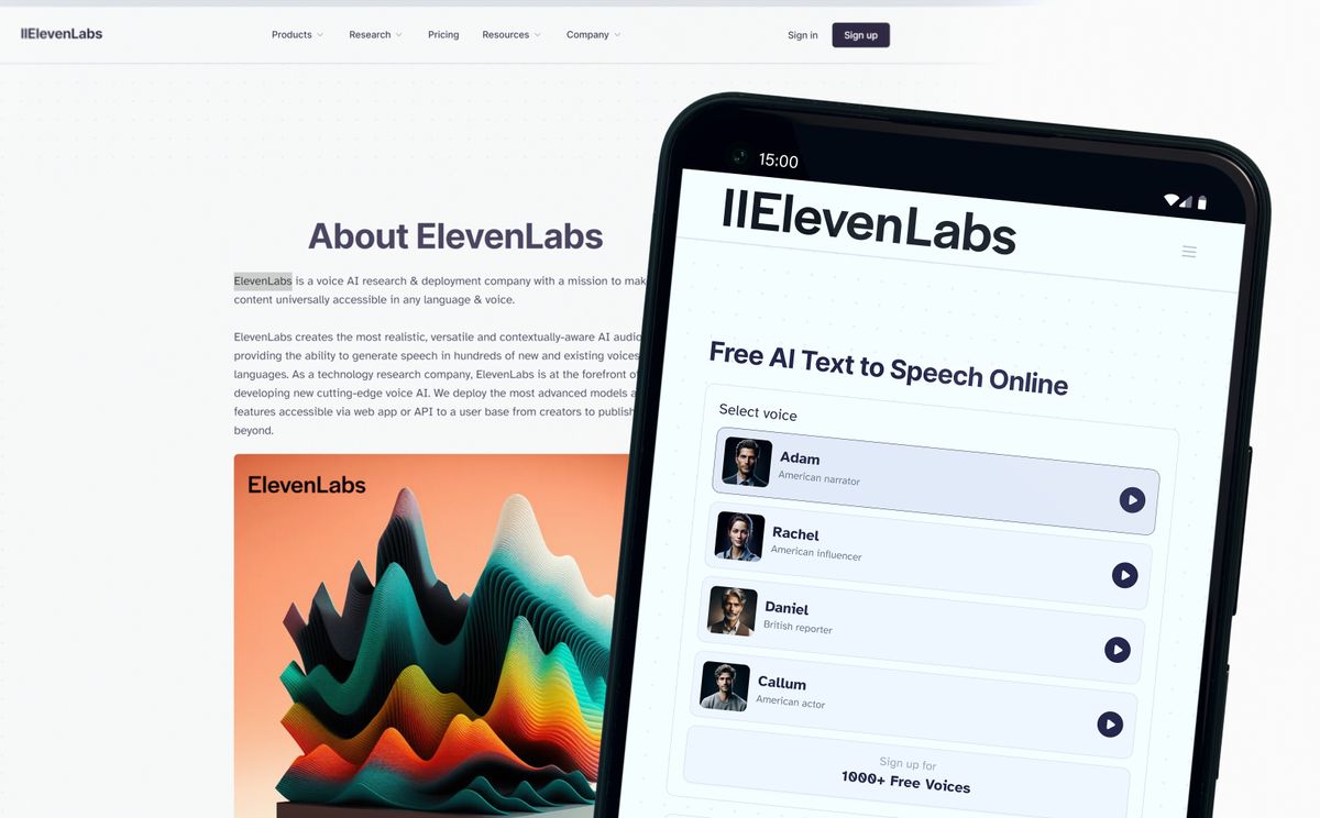 ElevenLabs מוציאה AI חדש לשיחה - זה טבעי כמו לשוחח עם אדם