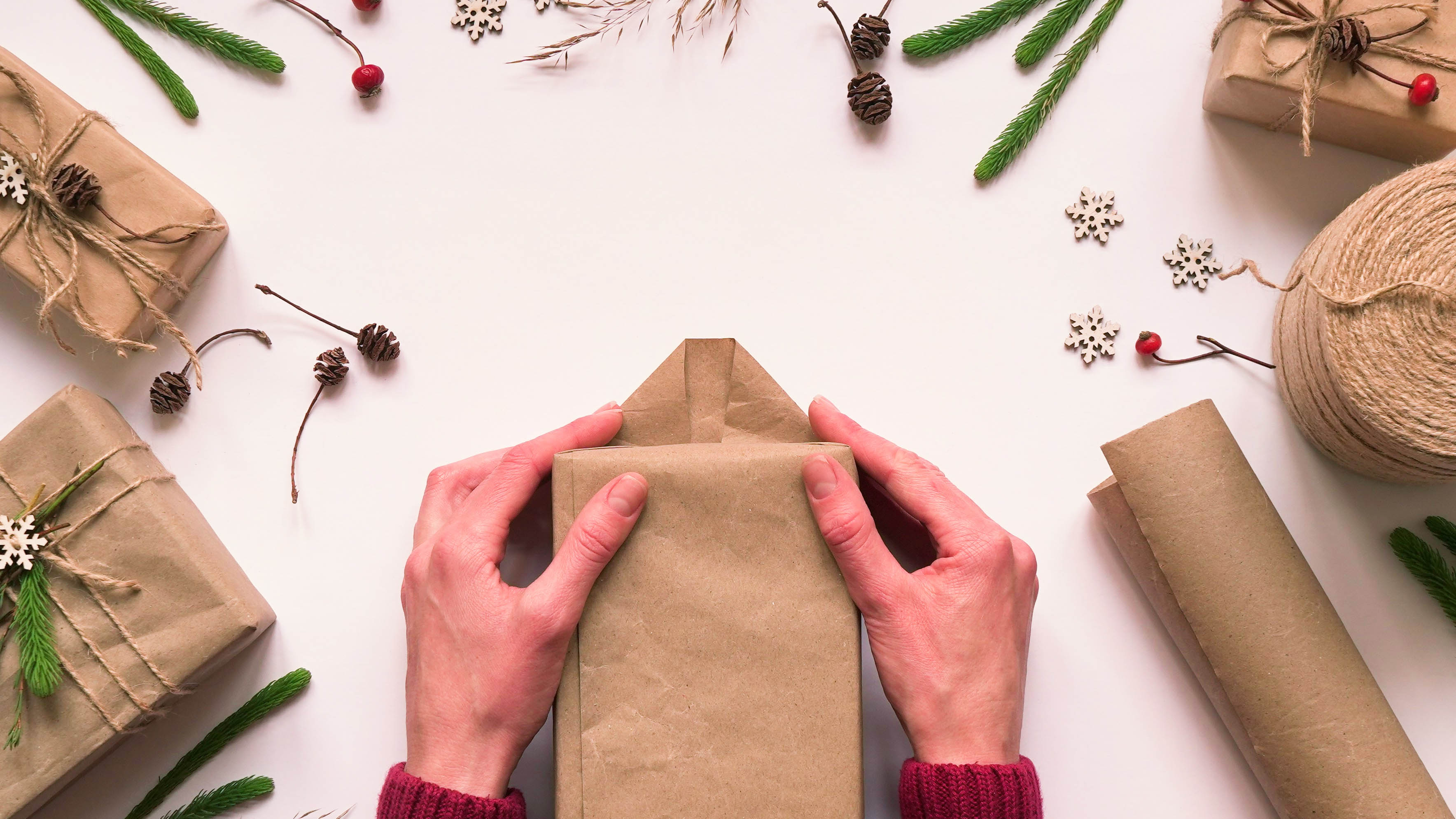 מתקפל נייר אריזה על מתנה