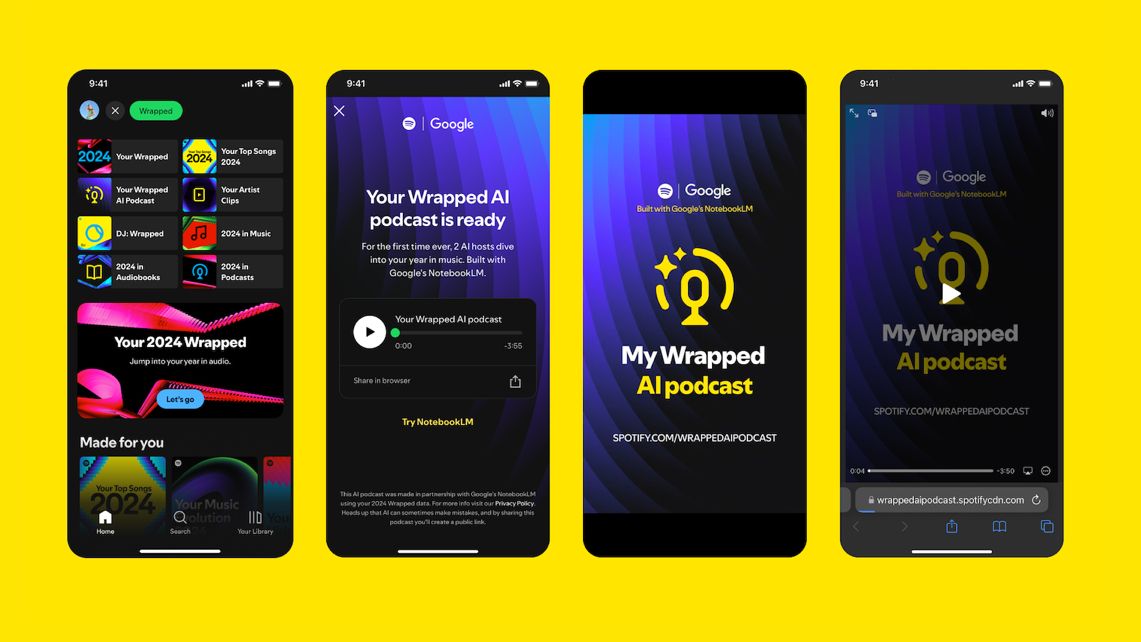 הרגע הקשבתי לפודקאסט Spotify Wrapped AI שלי - וזה מוזר