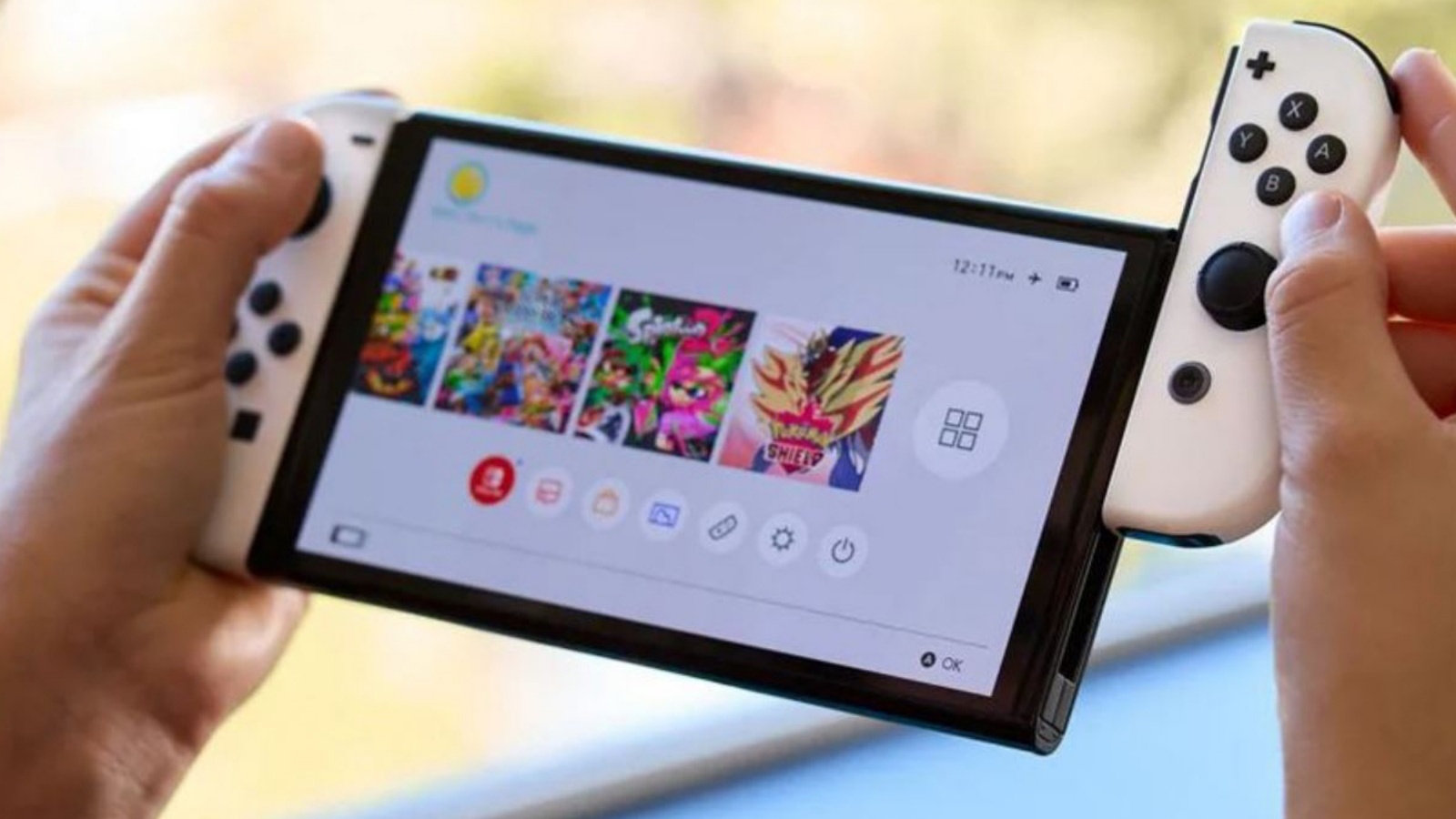 נינטנדו swithc oled עם Joy con שהוכנס