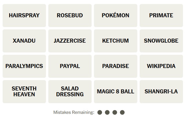 פאזל ניו יורק טיימס קשרי 11 בדצמבר 2024