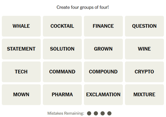 פאזל ניו יורק טיימס קשרי 20 בדצמבר 2024