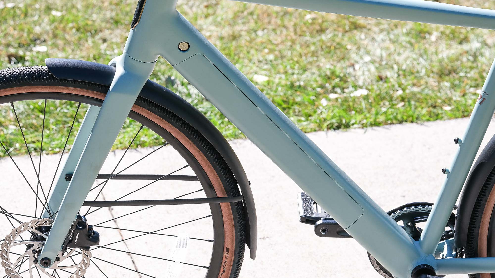 מסגרת Ride1Up Roadster V3 לאופניים חשמליים עם סוללה משולבת